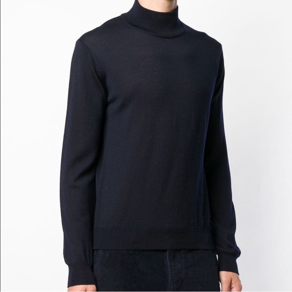 Corneliani Navy Turtleneck
